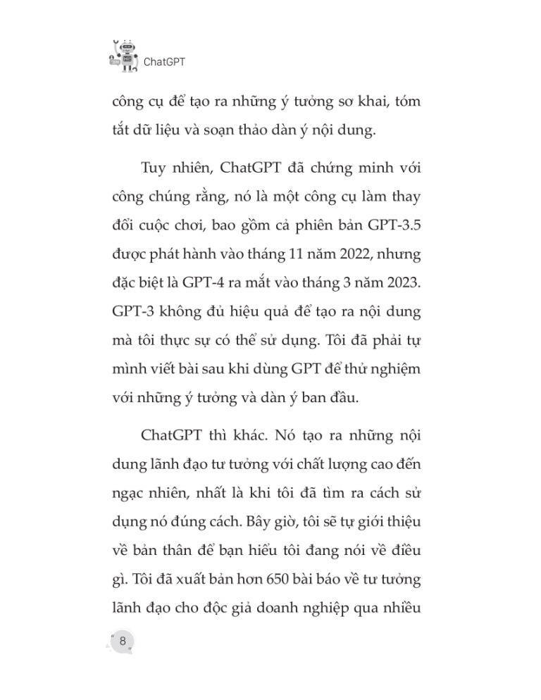 ChatGPT - ỨNG DỤNG TRÍ TUỆ NHÂN TẠO TRONG CÔNG VIỆC