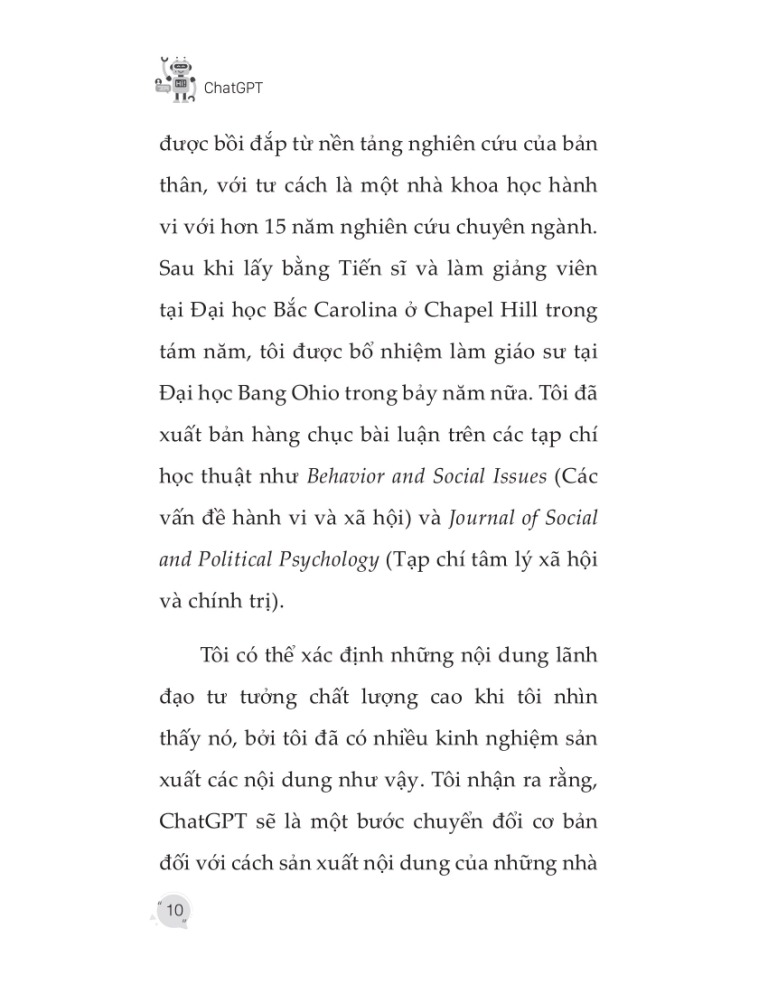 ChatGPT - ỨNG DỤNG TRÍ TUỆ NHÂN TẠO TRONG CÔNG VIỆC