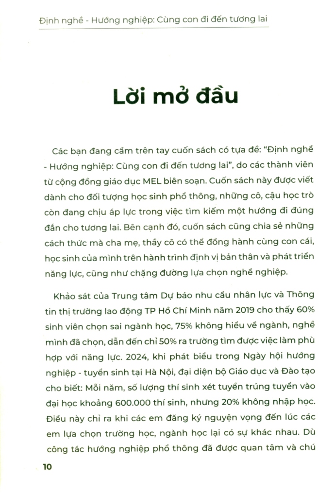 ĐỊNH NGHỀ - HƯỚNG NGHIỆP: CÙNG CON ĐI ĐẾN TƯƠNG LAI
