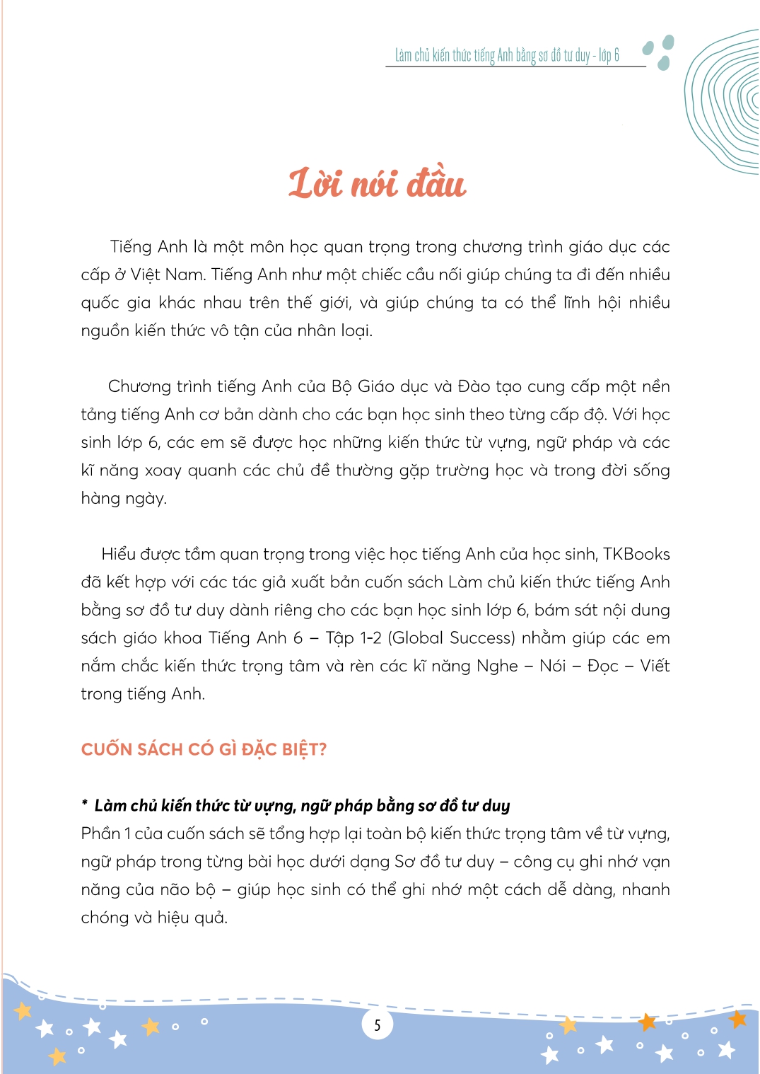 LÀM CHỦ KIẾN THỨC TIẾNG ANH LỚP 6 BẰNG SƠ ĐỒ TƯ DUY (Theo SGK Tiếng Anh Global Success)