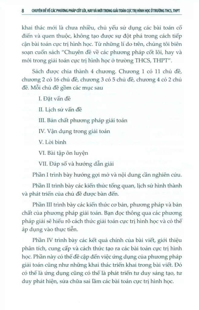 CHUYÊN ĐỀ VỀ CÁC PHƯƠNG PHÁP CỐT LÕI, HAY VÀ MỚI TRONG GIẢI TOÁN CỰC TRỊ HÌNH HỌC Ở TRƯỜNG THCS, THPT