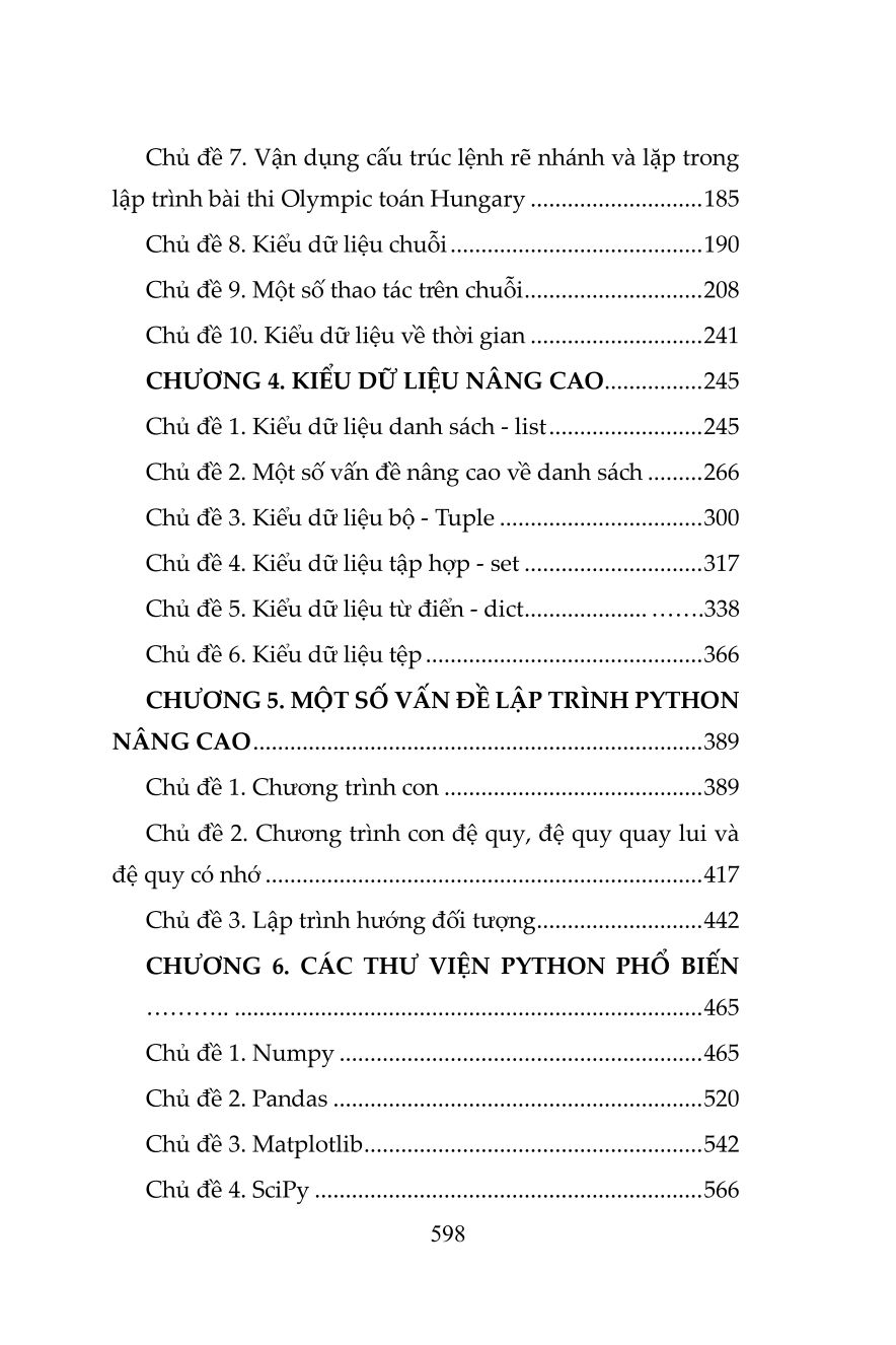 ĐƯỜNG VÀO LẬP TRÌNH PYTHON NÂNG CAO