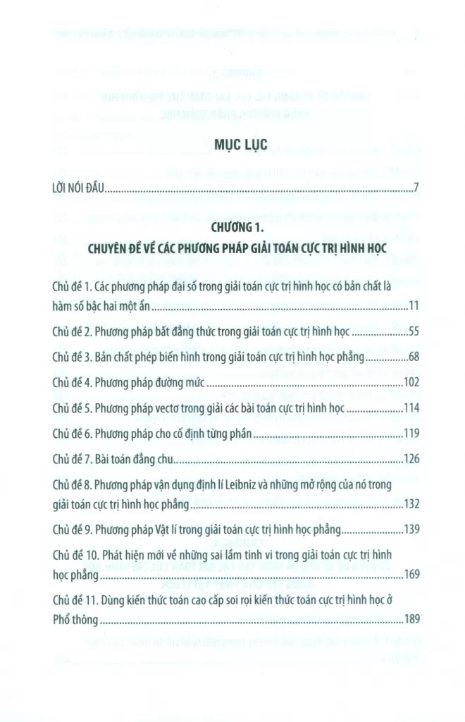 CHUYÊN ĐỀ VỀ CÁC PHƯƠNG PHÁP CỐT LÕI, HAY VÀ MỚI TRONG GIẢI TOÁN CỰC TRỊ HÌNH HỌC Ở TRƯỜNG THCS, THPT