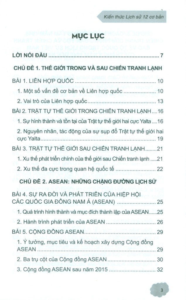 KIẾN THỨC LỊCH SỬ 12 CƠ BẢN (Theo Chương trình GDPT 2018, sửa đổi, bổ sung năm 2022)