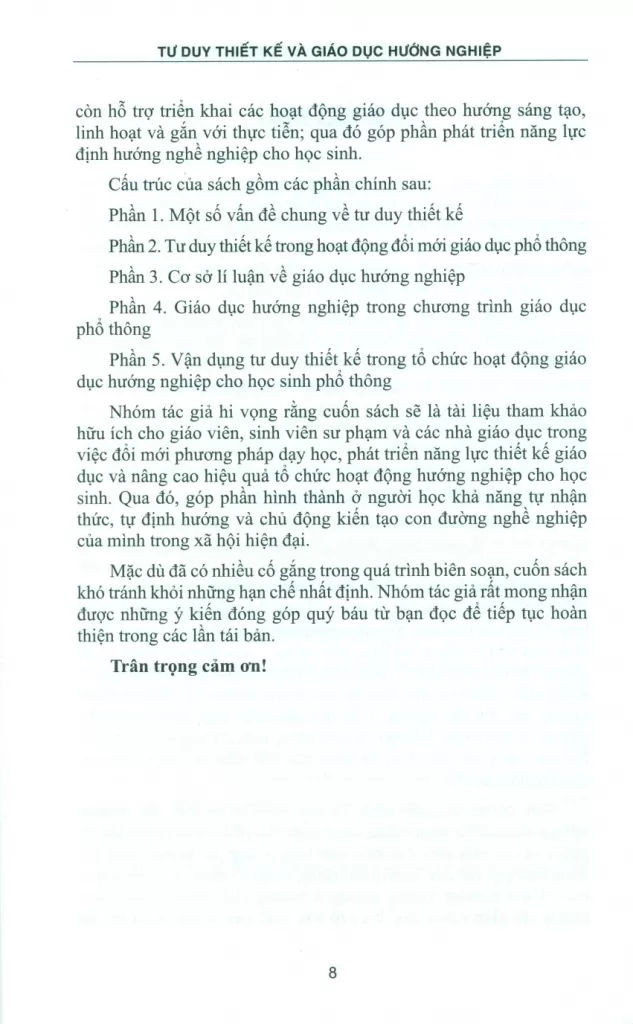 TƯ DUY THIẾT KẾ VÀ GIÁO DỤC HƯỚNG NGHIỆP
