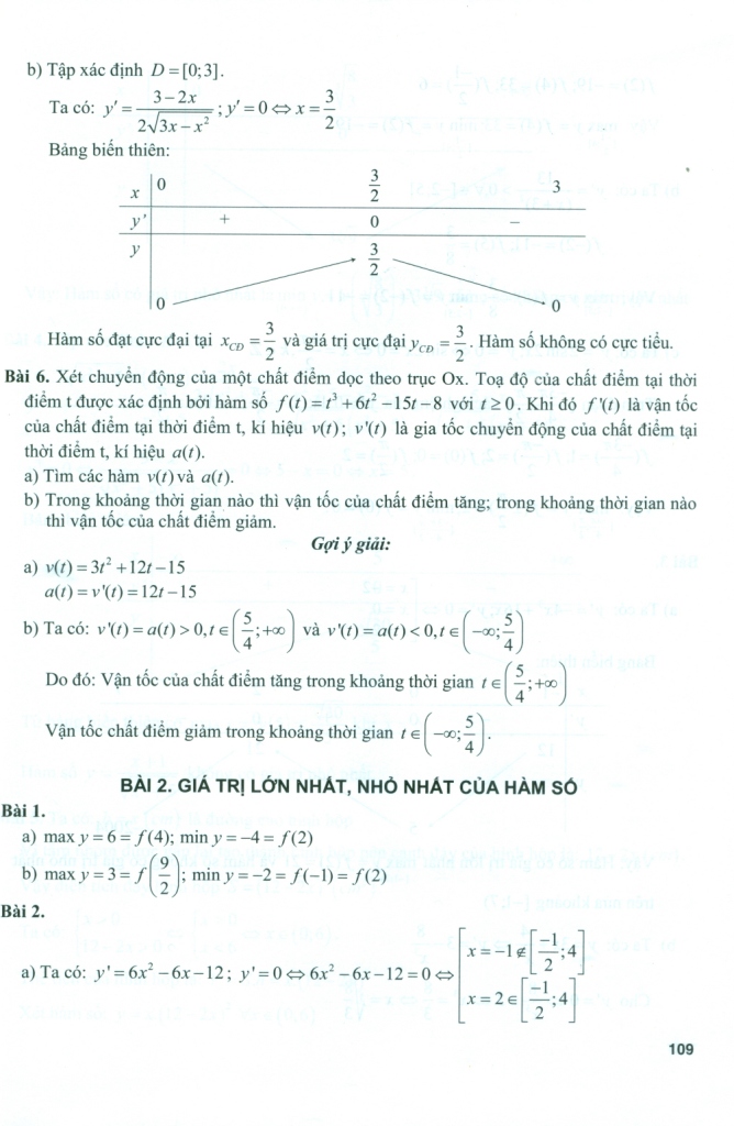 HỌC TỐT TOÁN LỚP 12 (Biên soạn theo chương trình GDPT mới)