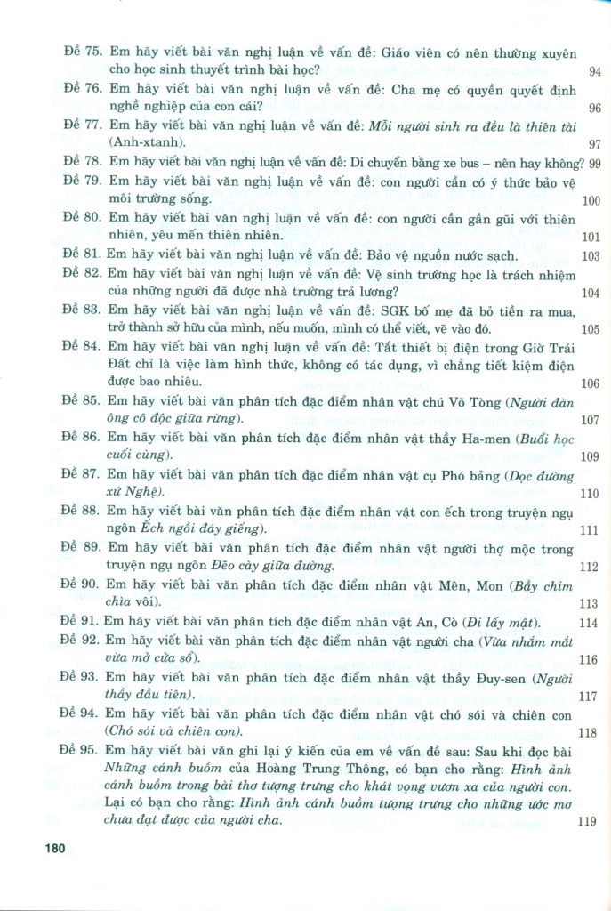 199 BÀI VÀ ĐOẠN VĂN HAY LỚP 7 (Theo chương trình GDPT mới)