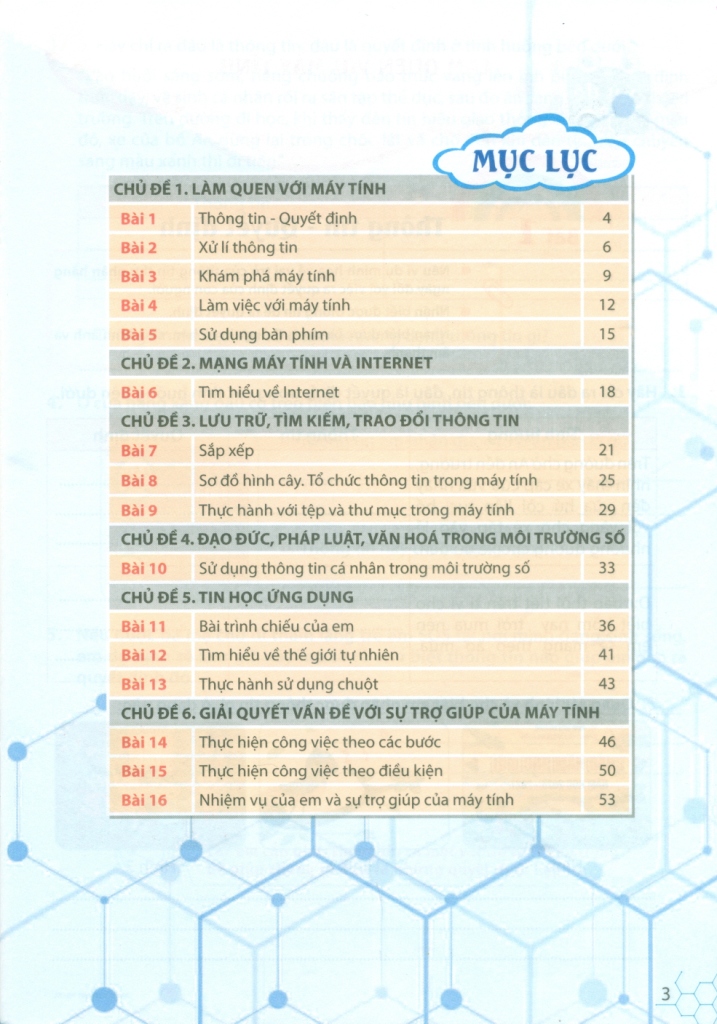 BÀI TẬP TIN HỌC CƠ BẢN VÀ NÂNG CAO LỚP 3 (Theo chương trình GDPT 2018)