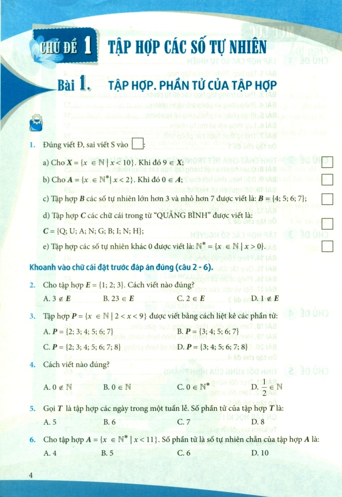 BÀI TẬP TOÁN CƠ BẢN VÀ NÂNG CAO LỚP 6 - TẬP 1 (Theo chương trình GDPT 2018)