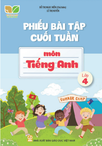 PHIẾU BÀI TẬP CUỐI TUẦN MÔN TIẾNG ANH LỚP 4 ...