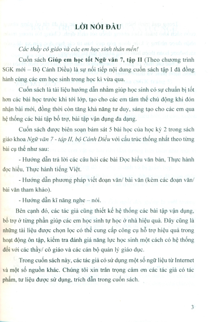 GIÚP EM HỌC TỐT NGHỮ VĂN LỚP 7 - TẬP 2 (Theo chương trình GDPT mới - Bộ Cánh diều)