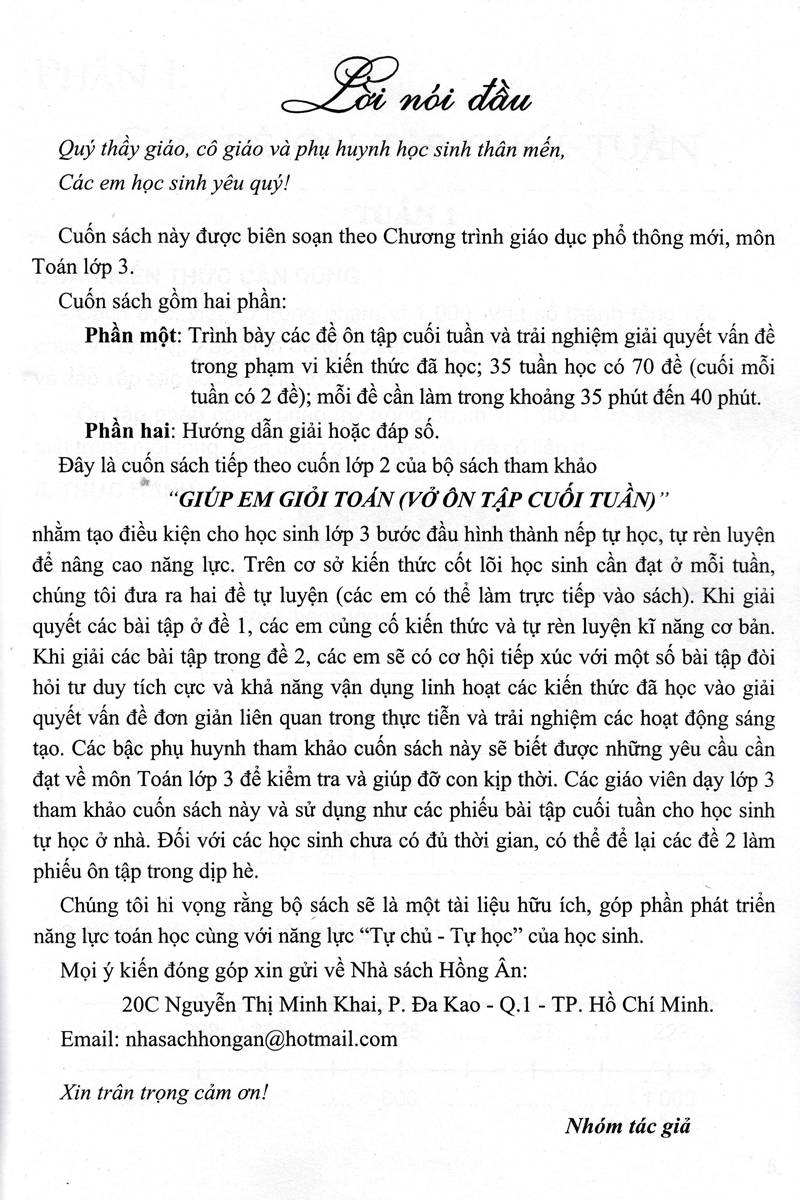 GIÚP EM GIỎI TOÁN LỚP 3 (Theo chương trình GDPT mới - Định hướng phát triển năng lực)