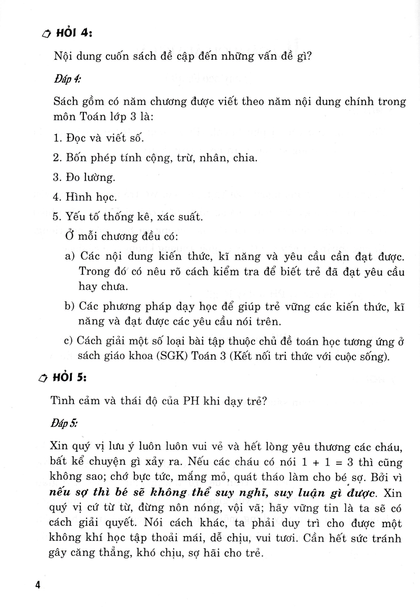 CHA MẸ GIÚP CON HỌC GIỎI TOÁN LỚP 3 (Theo chương trình GDPT mới - Bám sát SGK Kết nối tri thức với cuộc sống)