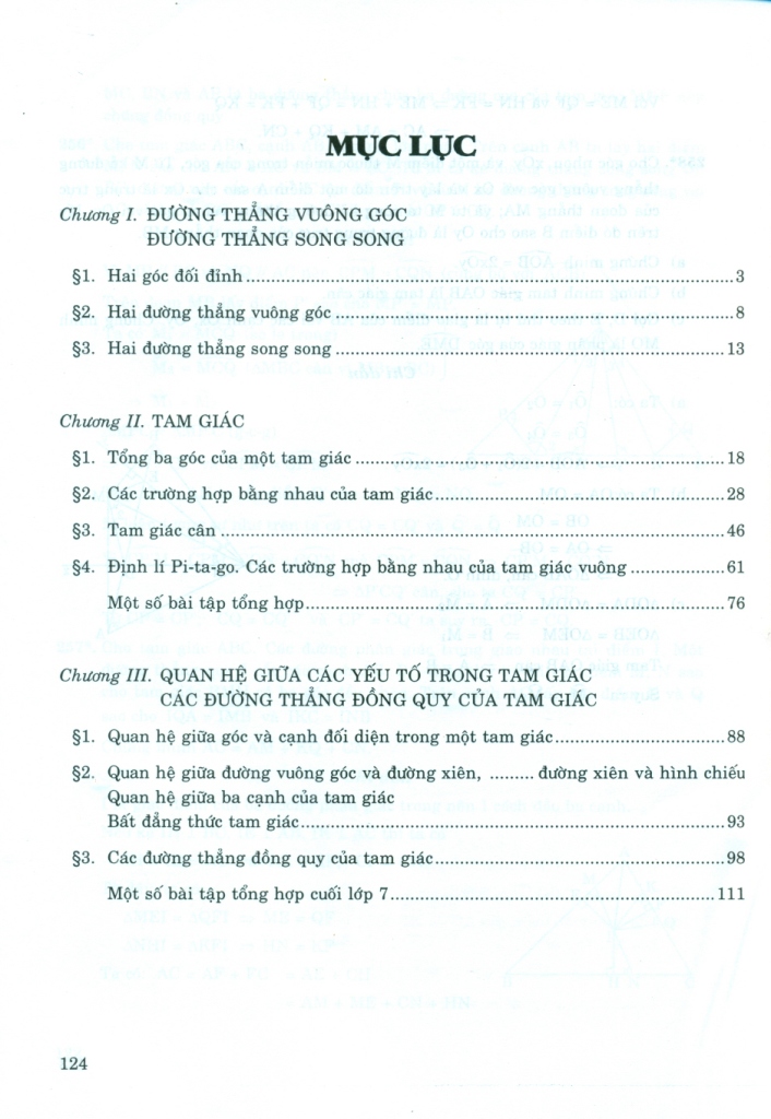 TỔNG HỢP CÁC BÀI TOÁN PHỔ DỤNG HÌNH HỌC LỚP 7 (Biên soạn theo chương trình GDPT mới - Dùng chung cho các bộ SGK hiện hành)