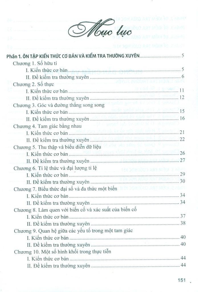 ĐỀ KIỂM TRA TOÁN LỚP 7 (Thường xuyên; Giữa kì 1, 2; Cuối kì 1, 2 - Bám sát SGK Kết nối tri thức với cuộc sống)