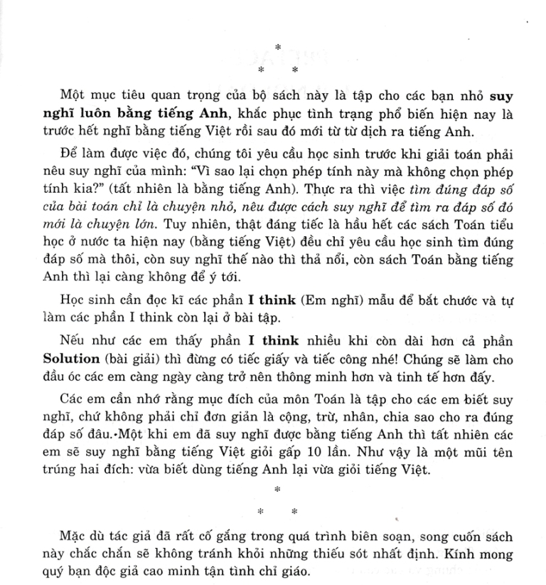 Em học Toán bằng Tiếng Anh lớp 3 (Theo chương trình GDPT mới)