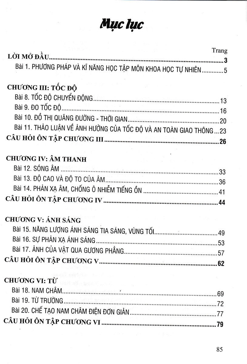HƯỚNG DẪN TRẢ LỜI CÂU HỎI VÀ BÀI TẬP VẬT LÍ LỚP 7 (Theo chương trình GDPT mới - Bám sát SGK Kết nối tri thức với cuộc sống)