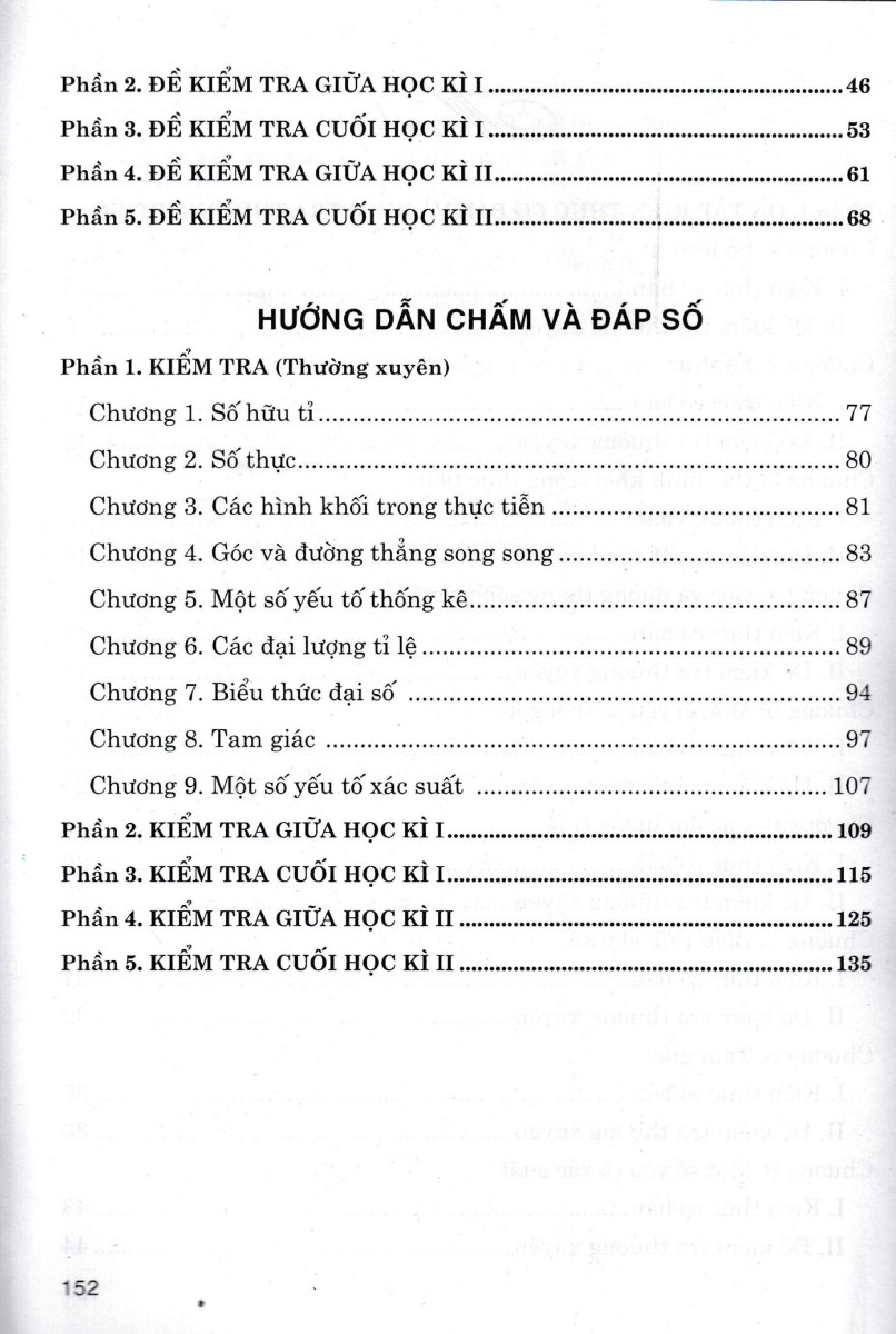 BỘ ĐỀ KIỂM TRA TOÁN LỚP 9 - KIỂM TRA THƯỜNG XUYÊN; GIỮA KÌ, CUỐI KÌ 1 - 2 (Bám sát SGK Chân trời sáng tạo)