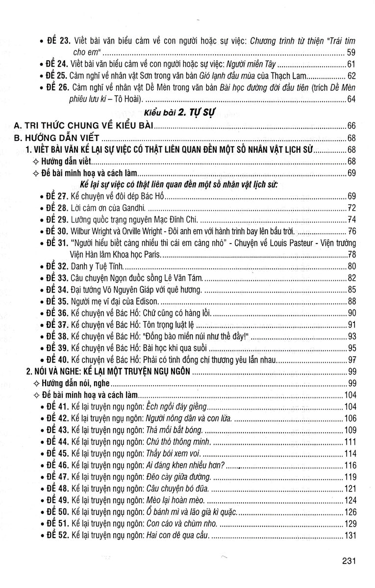 HƯỚNG DẪN NÓI VÀ VIẾT VĂN BIỂU CẢM - TỰ SỰ - THUYẾT MINH LỚP 7 (Biên soạn theo chương trình GDPT mới)