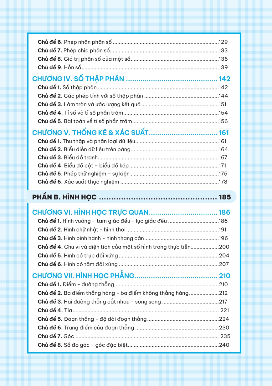 SỔ TAY KIẾN THỨC - PHƯƠNG PHÁP - DẠNG BÀI TOÁN ĐẠI SỐ VÀ HÌNH HỌC LỚP 6 (Theo chương trình GDPT mới)