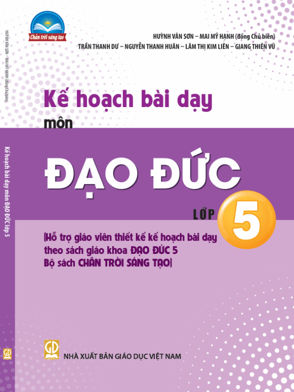 KẾ HOẠCH BÀI DẠY MÔN ĐẠO ĐỨC LỚP 5 (Bộ sách ...