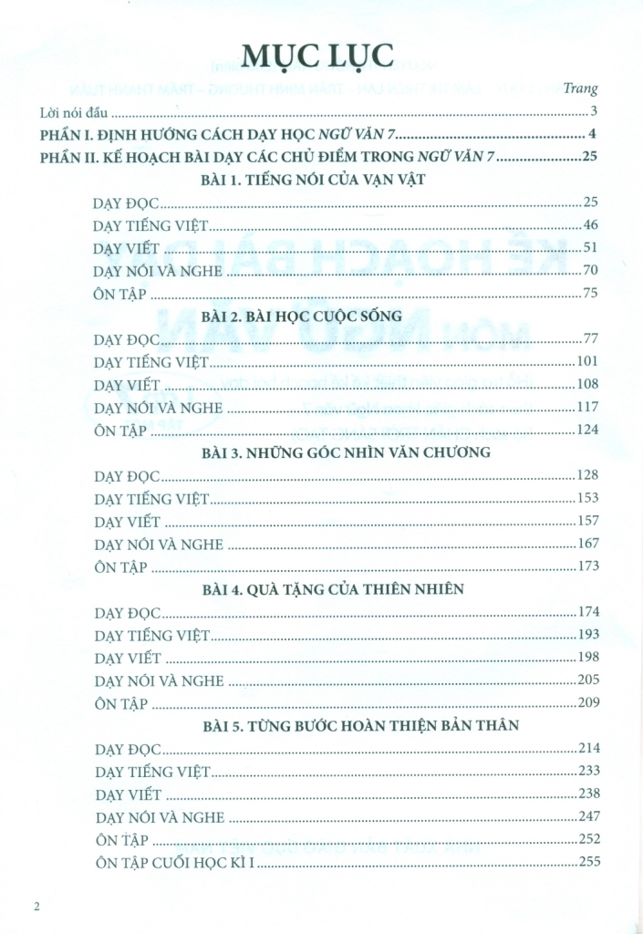 KẾ HOẠCH BÀI DẠY MÔN NGỮ VĂN LỚP 7 - Tập 1 (Bộ sách Chân trời sáng tạo)