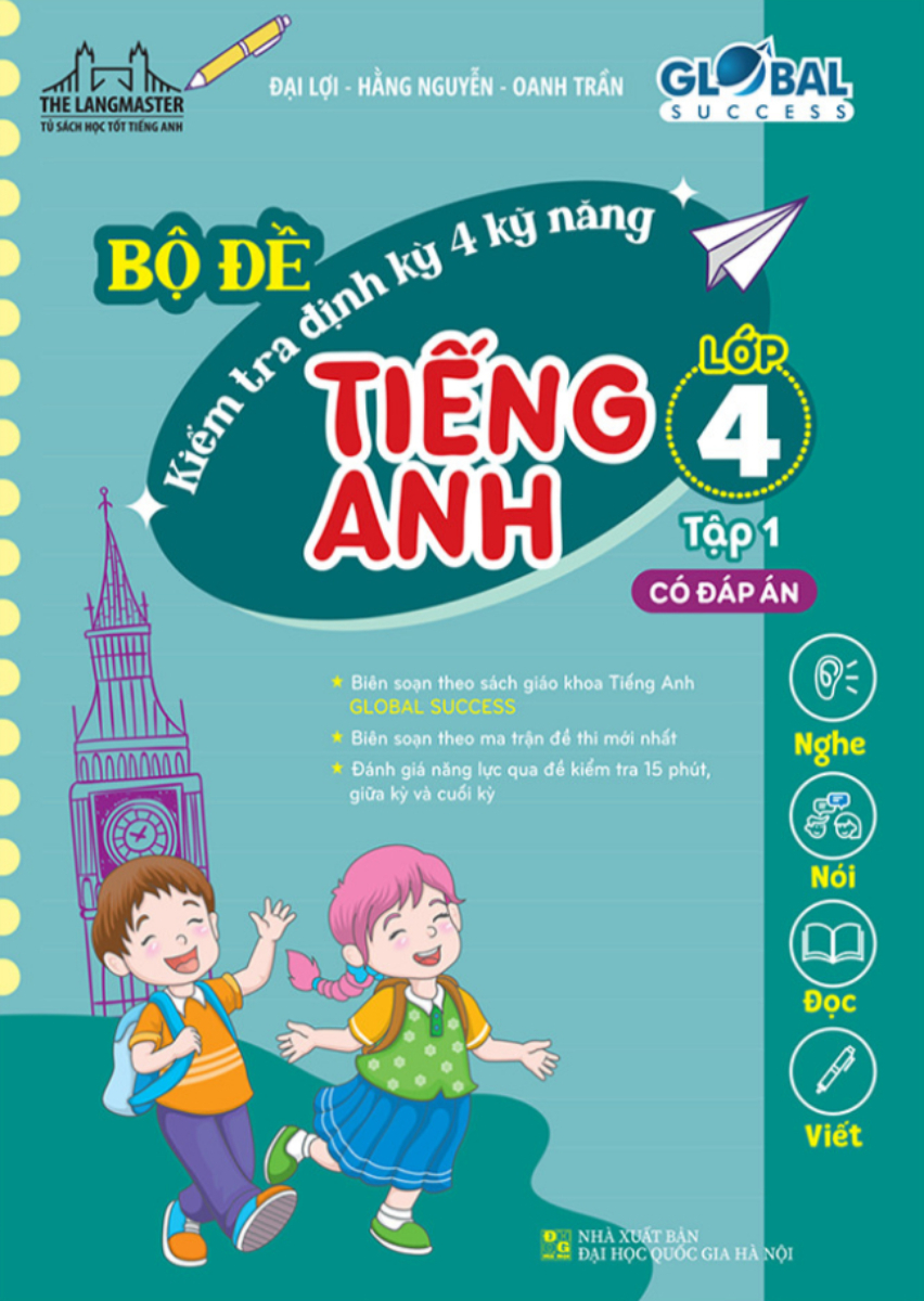 BỘ ĐỀ KIỂM TRA ĐỊNH KỲ 4 KỸ NĂNG TIẾNG ANH LỚP ...