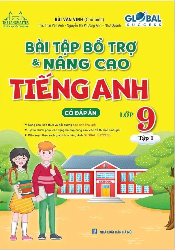 BÌA SÁCH BÀI TẬP TIẾNG ANH 9 MAI LAN HƯƠNG BẢN ĐẸP CÓ ĐÁP ÁN