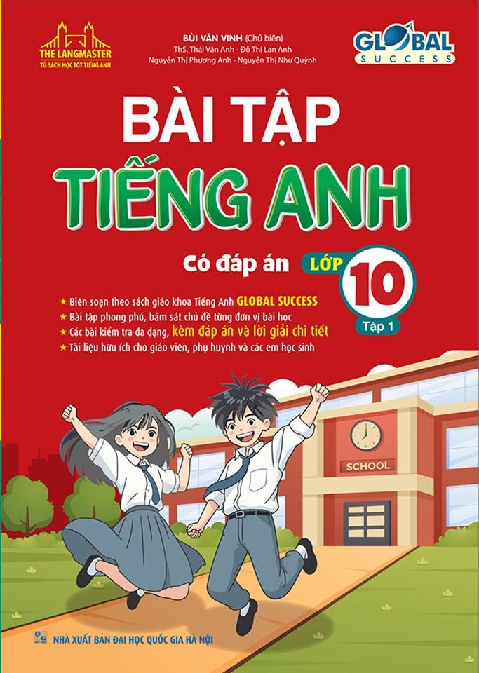 BÀI TẬP TIẾNG ANH LỚP 10 - TẬP 1 (Có đáp án - ...