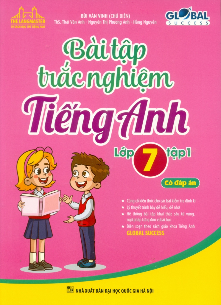 BÀI TẬP TRẮC NGHIỆM TIẾNG ANH LỚP 7 - TẬP 1 ...