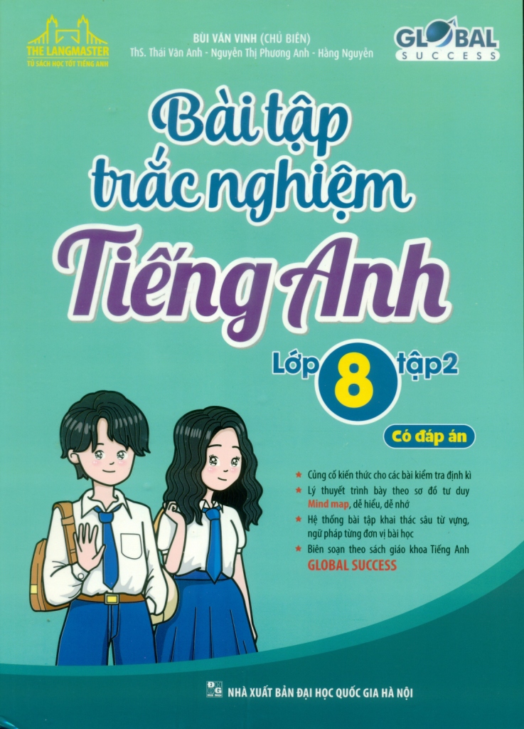 BÀI TẬP TRẮC NGHIỆM TIẾNG ANH LỚP 8 - TẬP 2 ...