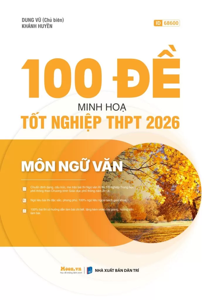 100 ĐỀ MINH HỌA TỐT NGHIỆP THPT 2026 MÔN NGỮ VĂN