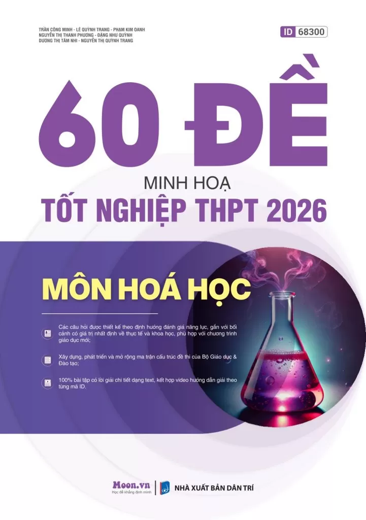 60 ĐỀ MINH HỌA TỐT NGHIỆP THPT 2026 MÔN HÓA HỌC