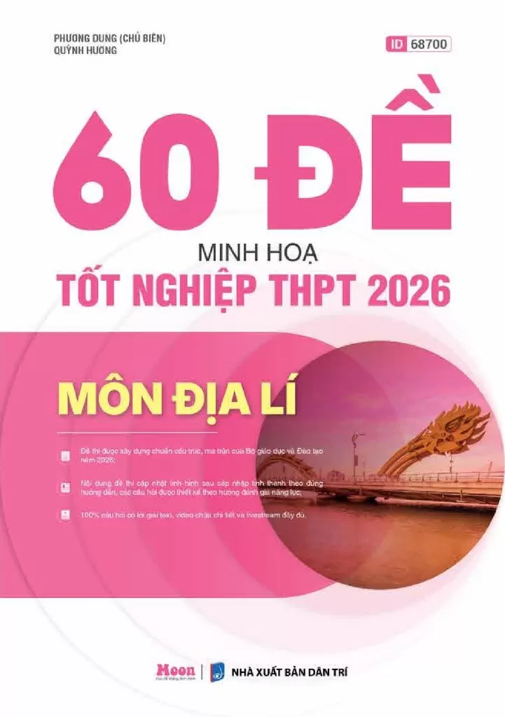 60 ĐỀ MINH HỌA TỐT NGHIỆP THPT 2026 MÔN ĐỊA LÍ