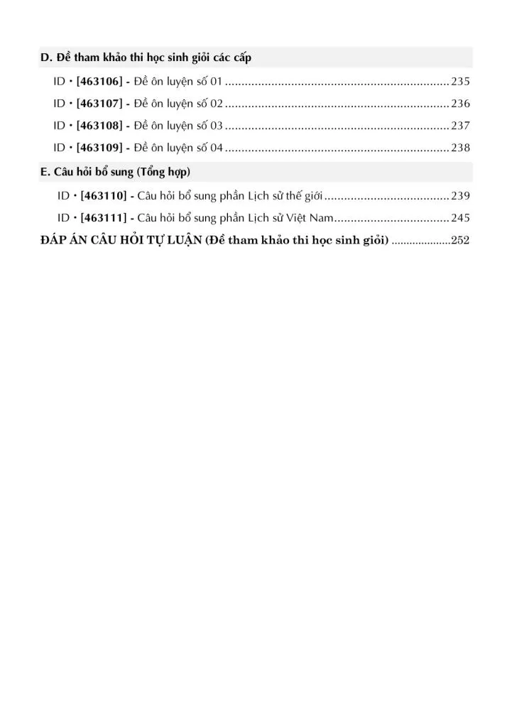 TỔNG ÔN LUYỆN THI MÔN LỊCH SỬ - TẬP 1 (Áp dụng từ năm 2025 - Kèm theo đề cương, hệ thống câu hỏi ôn - luyện bám sát Chương trình GDPT môn Lịch sử 2022)