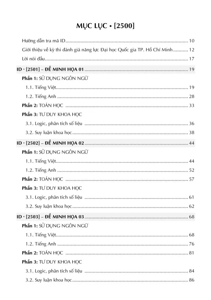 HCM - VACT 25 ĐỀ LUYỆN THI ĐÁNH GIÁ NĂNG LỰC THEO CẤU TRÚC ĐỀ CỦA ĐẠI HỌC QUỐC GIA TP. HỒ CHÍ MINH