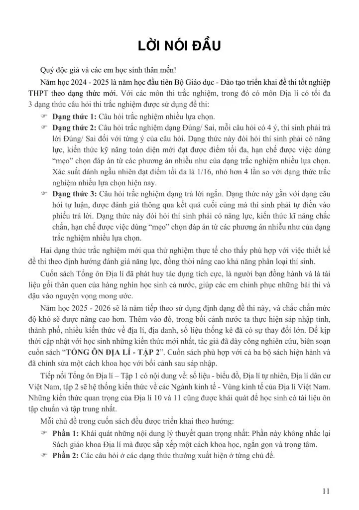 TỔNG ÔN ĐỊA LÍ - TẬP 2 (Theo Chương trình SGK mới)