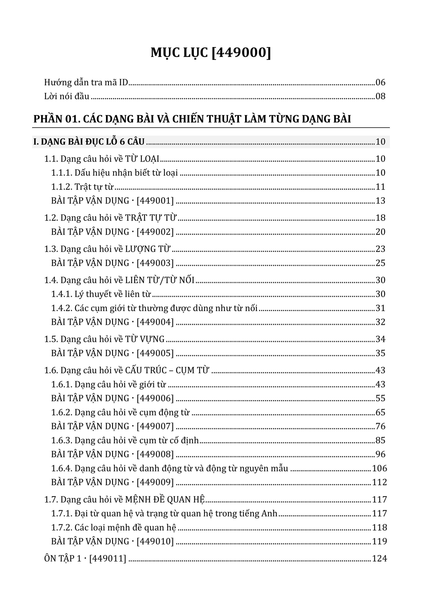 TRỌNG TÂM KIẾN THỨC ÔN THI THPT MÔN TIẾNG ANH