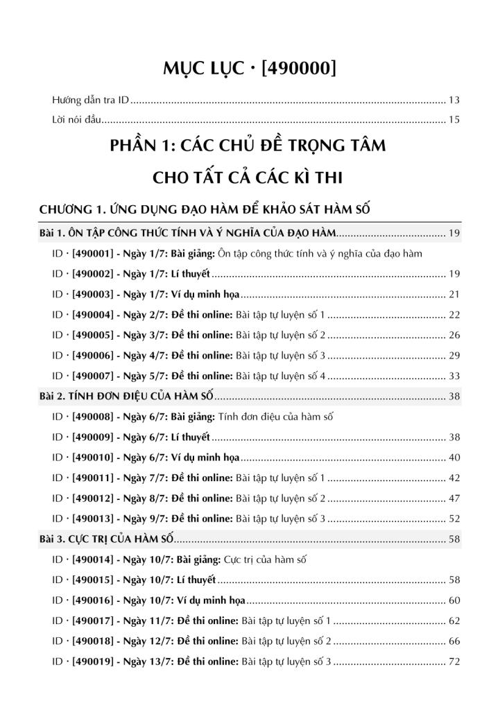 TỔNG ÔN TOÁN HỌC - TẬP 1 (Theo Chương trình SGK mới)