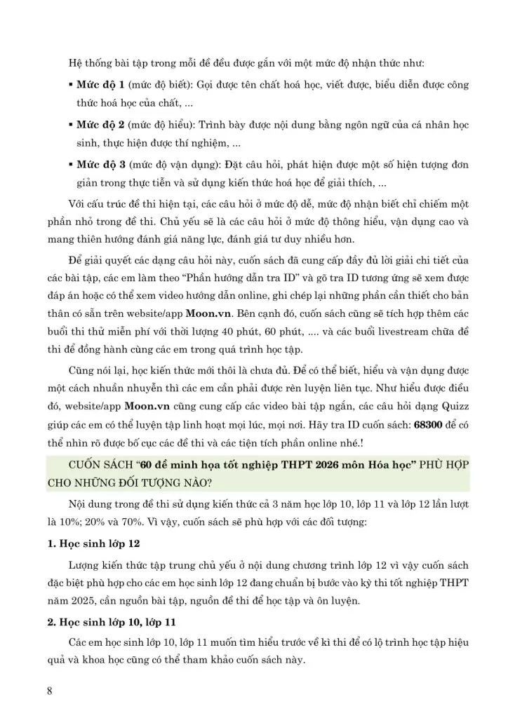 60 ĐỀ MINH HỌA TỐT NGHIỆP THPT 2026 MÔN HÓA HỌC