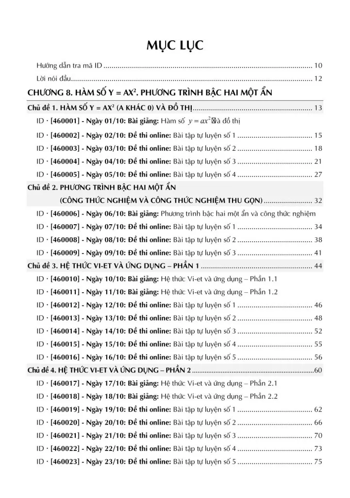 TỔNG ÔN TOÁN LỚP 9 - Tập 2 (Theo Chương trình SGK mới)