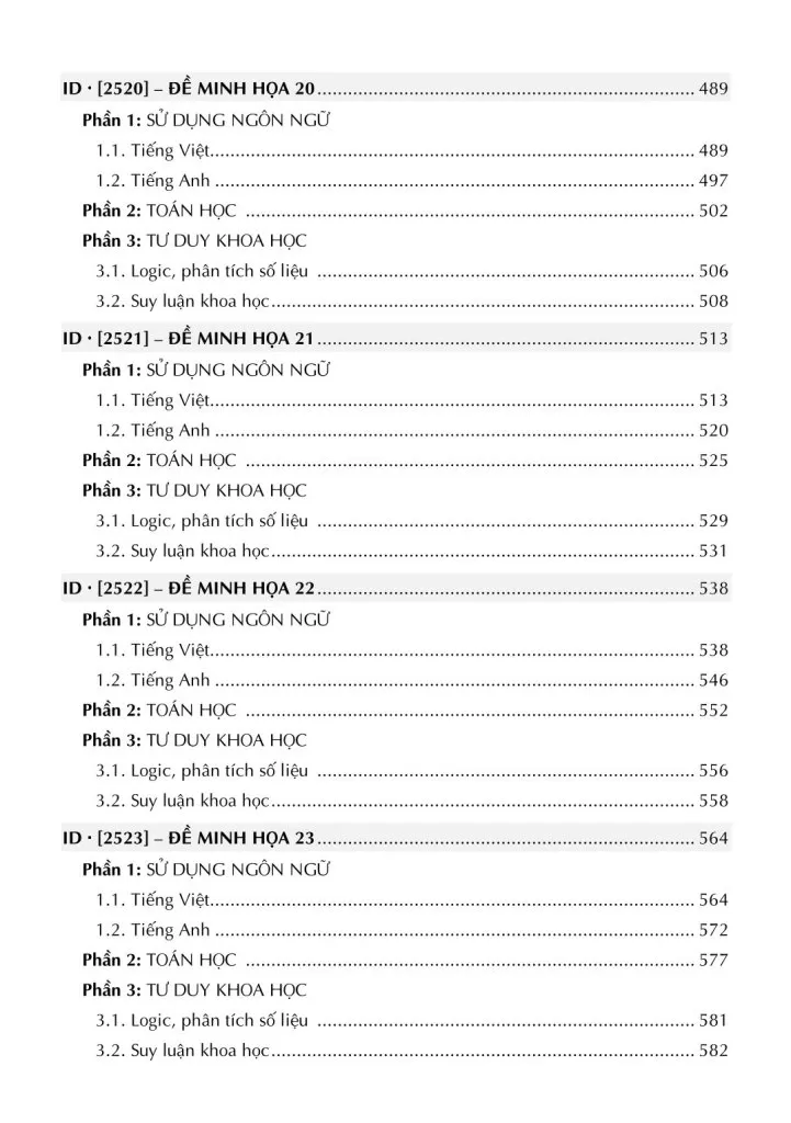 HCM - VACT 25 ĐỀ LUYỆN THI ĐÁNH GIÁ NĂNG LỰC THEO CẤU TRÚC ĐỀ CỦA ĐẠI HỌC QUỐC GIA TP. HỒ CHÍ MINH