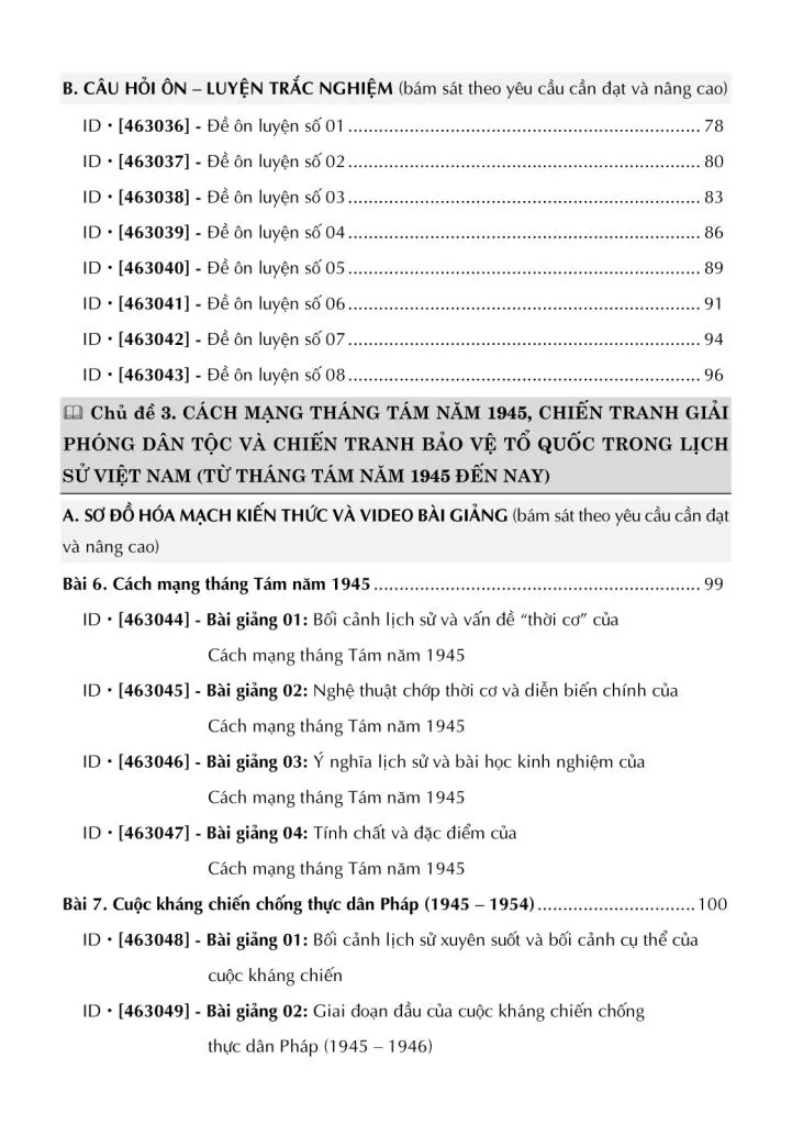 TỔNG ÔN LUYỆN THI MÔN LỊCH SỬ - TẬP 1 (Áp dụng từ năm 2025 - Kèm theo đề cương, hệ thống câu hỏi ôn - luyện bám sát Chương trình GDPT môn Lịch sử 2022)