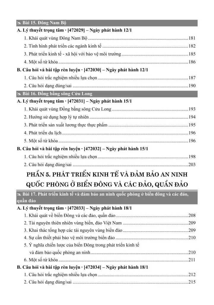 TỔNG ÔN ĐỊA LÍ - TẬP 2 (Theo Chương trình SGK mới)