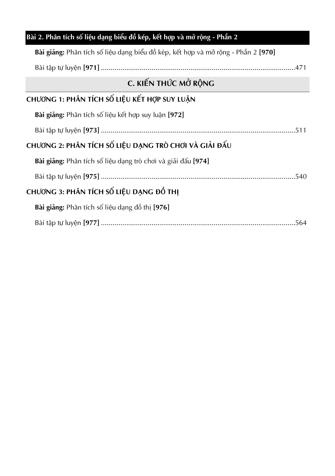 ACT - ĐÁNH GIÁ NĂNG LỰC ĐẠI HỌC QUỐC GIA TP. HỒ CHÍ MINH - TỔNG ÔN PHẦN PHÂN TÍCH SỐ LIỆU