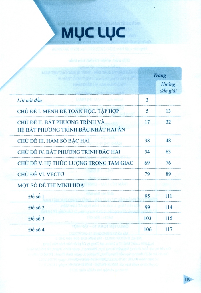 ÔN LUYỆN TOÁN LỚP 10 - TẬP 1 (Cánh Diều)