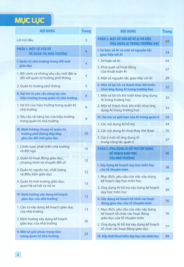 Tài liệu tập huấn Ứng dụng AI hỗ trợ xây dựng kế hoạch giáo dục nhà trường thực hiện Chương trình giáo dục phổ thông 2018 cấp Tiểu học