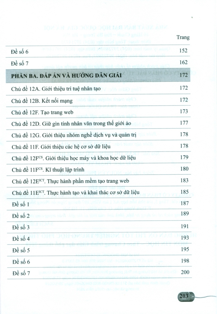 HƯỚNG DẪN ÔN THI TỐT NGHIỆP THPT MÔN TIN HỌC (Theo Chương trình giáo dục phổ thông 2018)