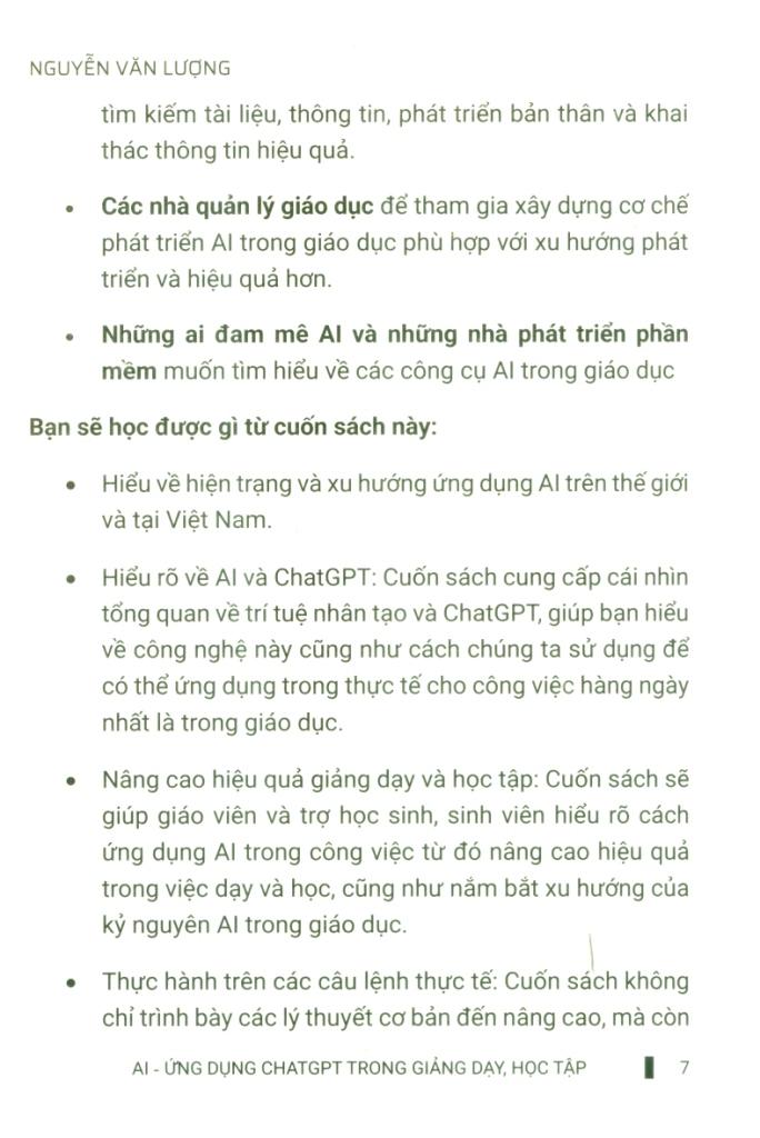 AI - ỨNG DỤNG CHATGPT TRONG GIẢNG DẠY VÀ HỌC TẬP