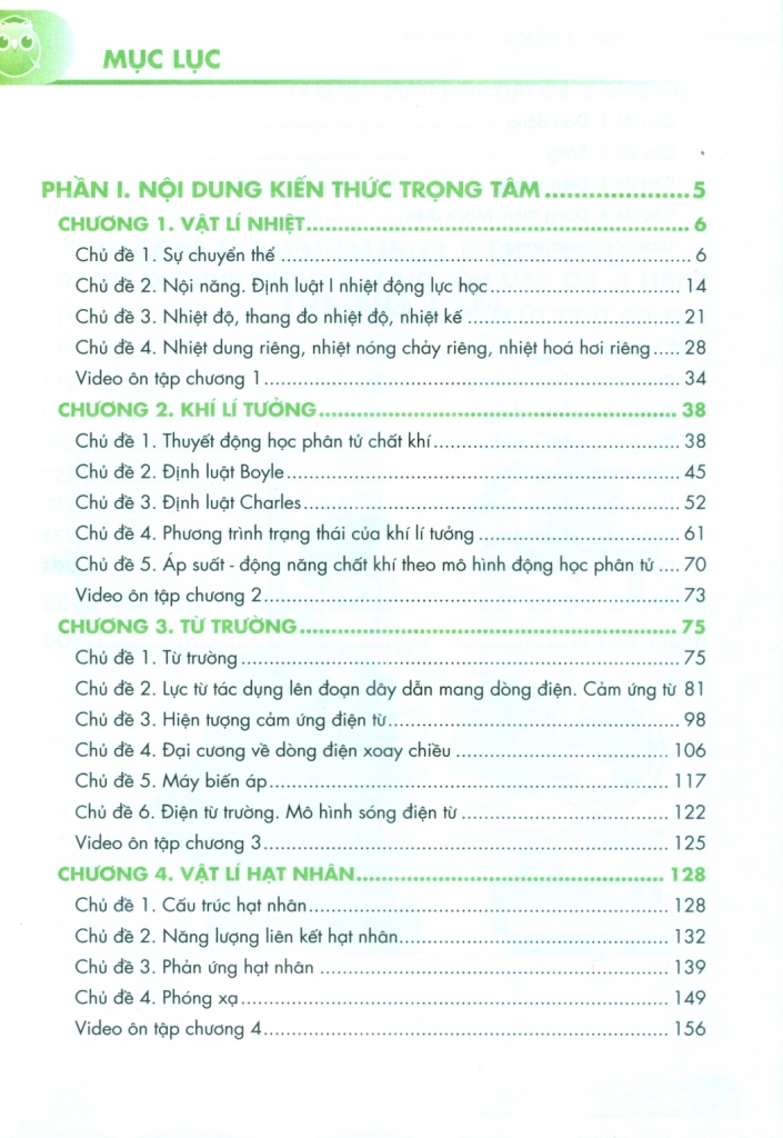 TỔNG ÔN TOÀN DIỆN VẬT LÍ (Bám sát đề thi tốt nghiệp THPT chương trình mới; Cập nhật bộ câu hỏi 3 dạng thức trắc nghiệm)